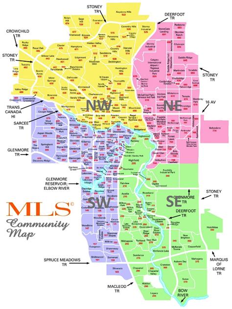 calgary quadrants|Calgary Neighbourhoods Map 2021: Illustrated Map of .